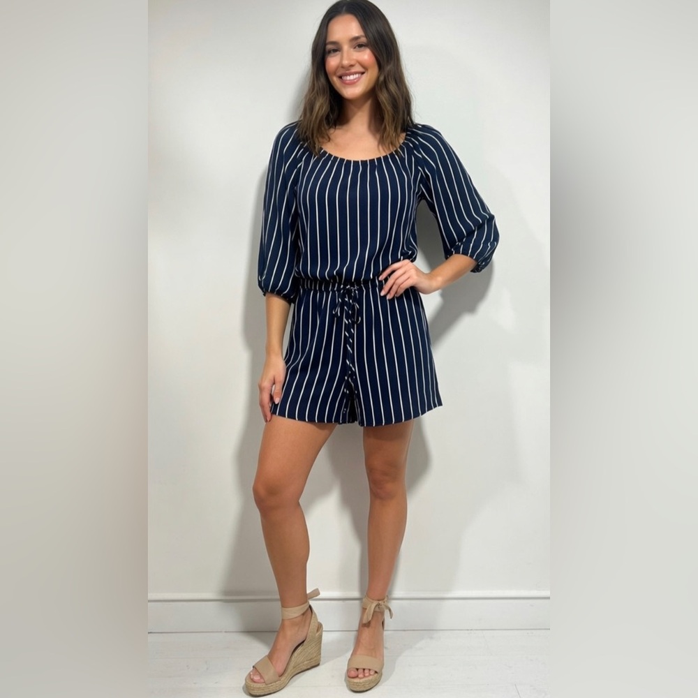 Haute Monde Stripe Romper